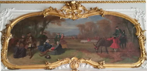 Une Chasse à courre sous Louis XV. Le déjeuner de chasse.