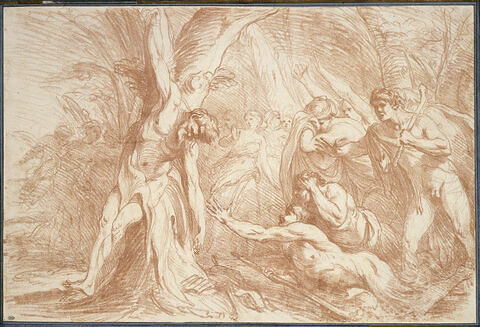 Les sylvains et les nymphes déplorant la mort de Marsyas, image 3/3