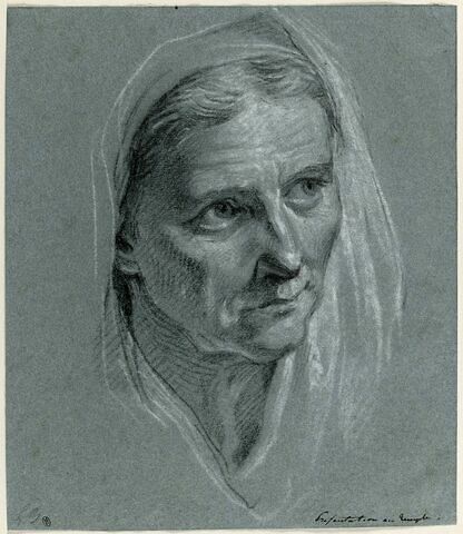 Tête de vieille femme