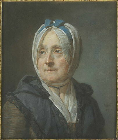 Portrait de Françoise Marguerite Pouget, deuxième femme de l'artiste ( 1707-1791), image 5/7