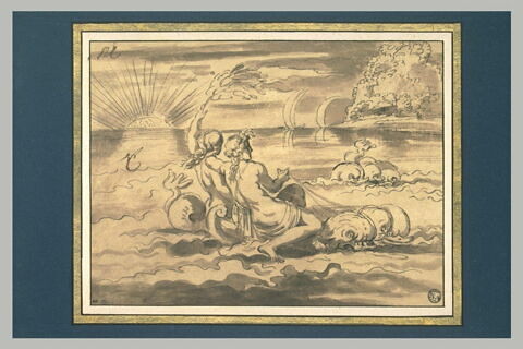 Amphitrite et un triton