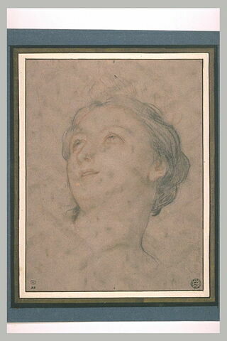 Tête de femme, vue de trois quarts, image 2/2