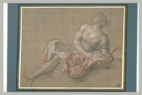 Cérès à demi nue, assise, tournée à gauche, image 2/2