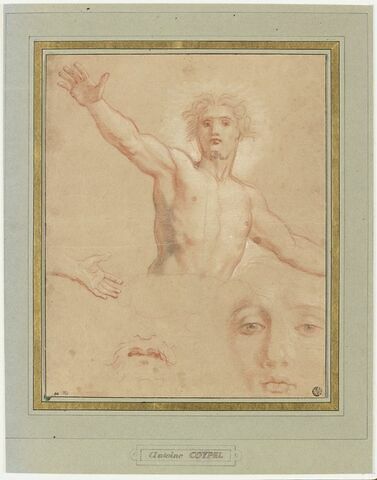 Etude académique pour une figure de Christ sortant du tombeau, image 3/3