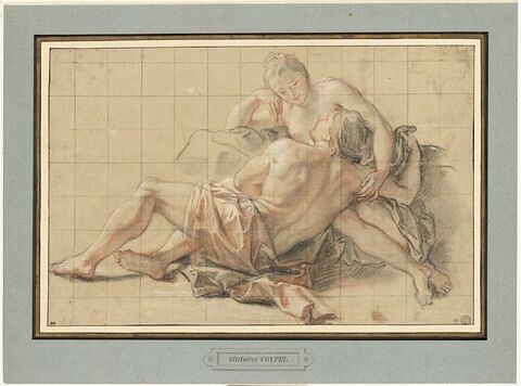 Homme reposant sur les genoux d'une femme, image 3/3