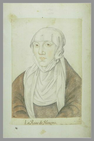 Portrait de Marie d'Autriche, reine de Hongrie