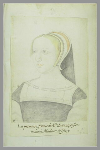 Portrait de Madame de Grivy, première femme de M. de Montpensier