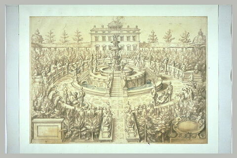 Ancienne décoration de l'Ile du jardin du palais Pitti à Florence, image 2/2