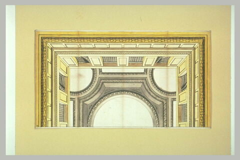 Ornements en perspective pour le décor d'un plafond, image 2/2