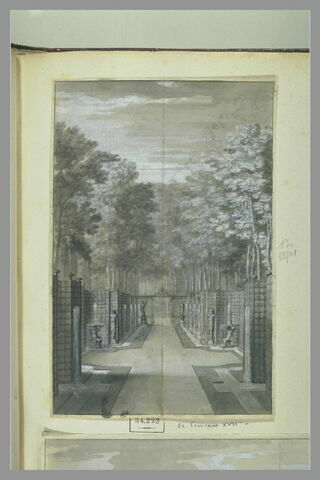 Vue de la galerie d'eau ou de la salle des antiques, à Sceaux, image 2/2