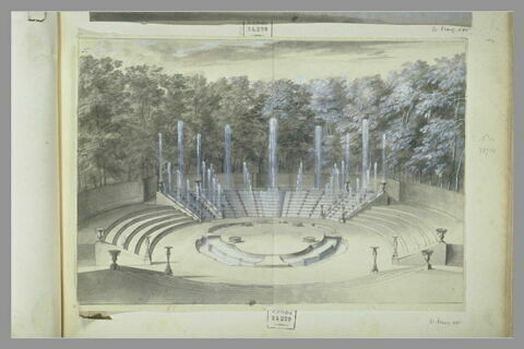 Projet de bosquet pour la salle de bal à Versailles, image 2/2