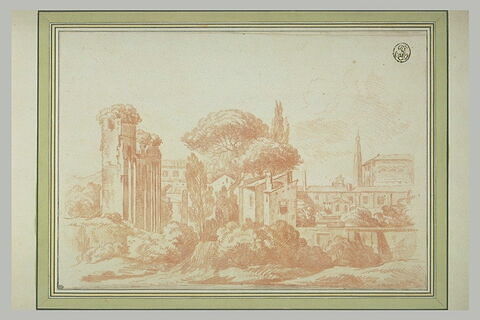 Vue d'une ville avec des ruines antiques, image 2/2