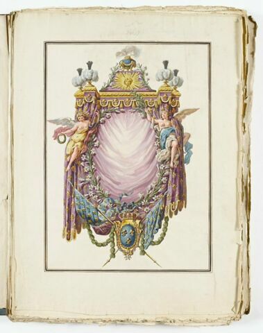 Frontispice du Sacre de Louis XV