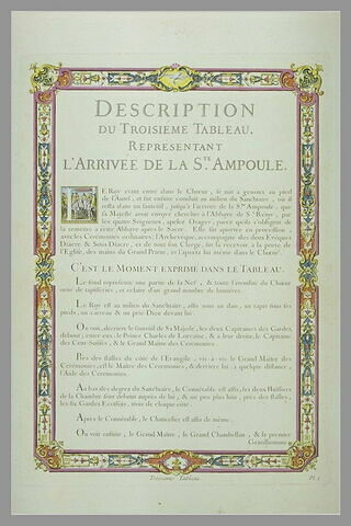 Description de l'arrivée de la Sainte Ampoule, image 2/2