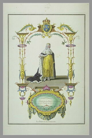 Monsieur le duc de Bouillon, grand chambellan, image 2/2