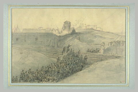 Départ de la colonne de droite sous la direction de Laforêt, image 2/2