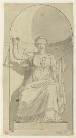 Statue de la Justice, dans une niche, image 3/3