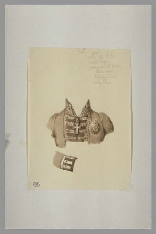 Etude du costume de Mr de Lobeau, image 2/2