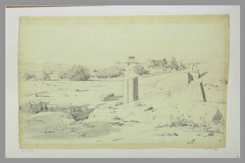 Vue des ruines de Balbeck