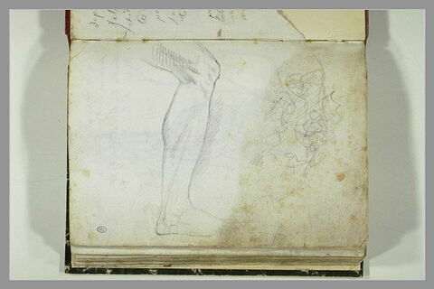 Etude de jambe et croquis, image 2/3