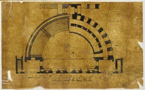 Plan du théâtre de Nicopolis