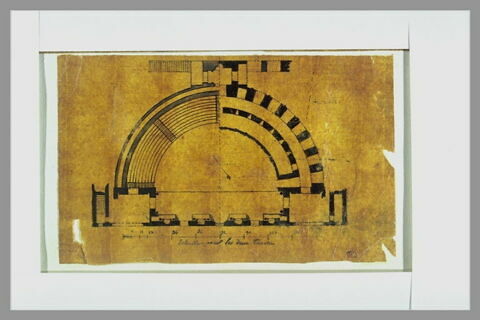 Plan du théâtre de Nicopolis, image 2/2