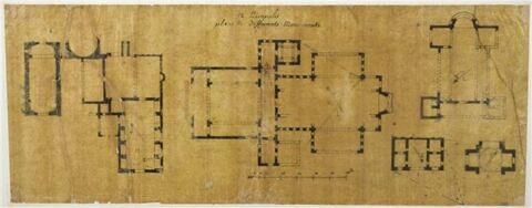 Plans de différents monument à Nicopolis