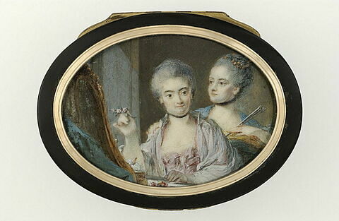 Deux dames à leur toilette