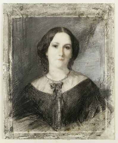 Portrait de femme en buste de face, dit d'Ines de Castro