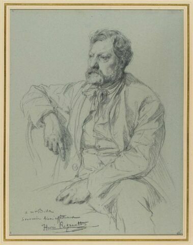 Portrait du peintre Alexandre Bida