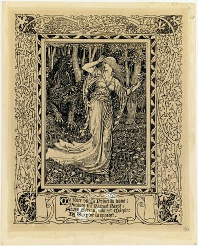 Illustration pour The Faerie Queene de Spenser