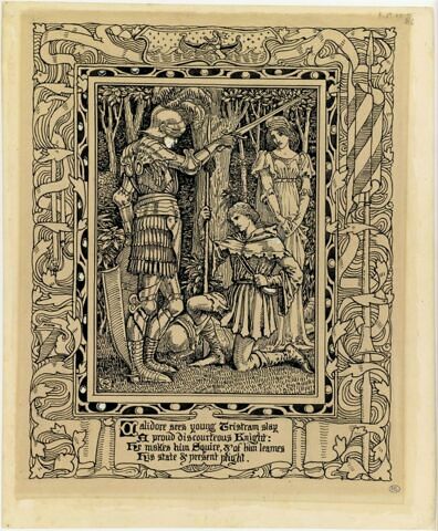 Illustration pour The Faerie Queene de Spenser