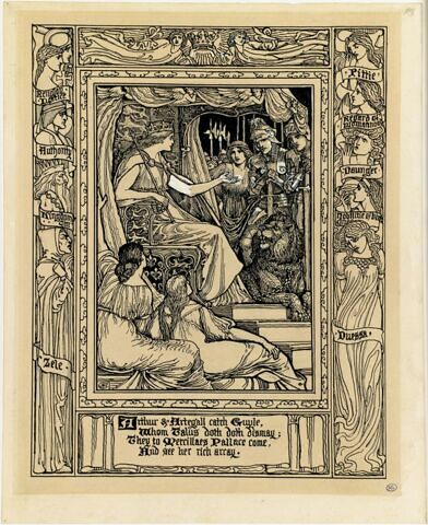 Illustration pour The Faerie Queene de Spenser