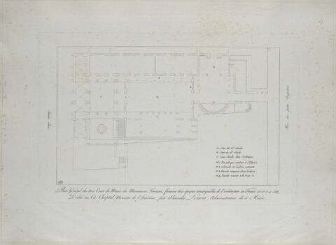 Plan du Musée des Monuments Français