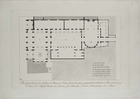 Plan du Musée des Monuments Français