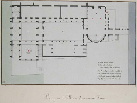 Projet pour le Musée des Monuments Français