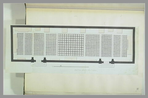 Pavement pour la salle du XVIIIè siècle, Musée des Monuments Français, image 2/2