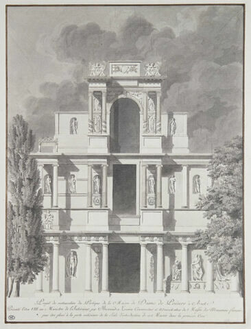 Reconstitution du portique de la maison de Diane de Poitiers à Anet., image 3/3