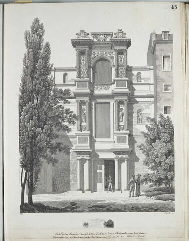 Façade du château d'Anet au Musée des Monuments Français, image 3/3