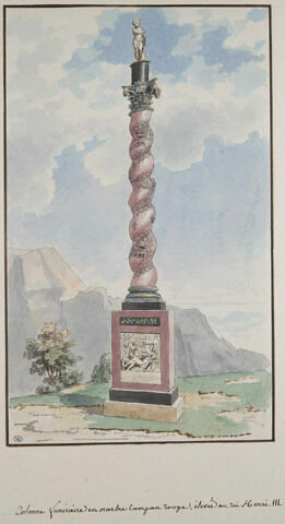 Colonne funéraire à la mémoire du roi Henri III