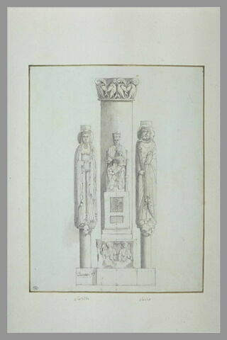 Sculptures et chapiteaux du Haut Moyen-Age, image 2/2