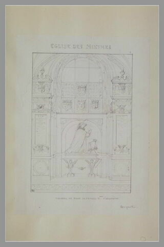 Tombeau de Diane de France, Duchesse d'Angoulême, en l'église des Minimes, image 2/2