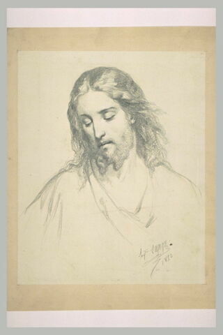 Tête de Christ, vu de face