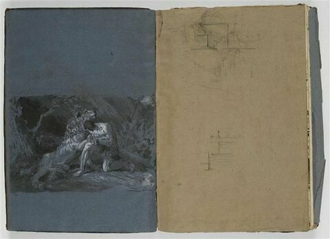 Homme soignant la patte d'un lion, image 2/3