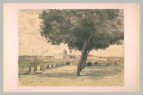 Vue de Rome, prise du Pincio, image 2/2