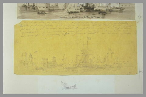 Croquis pour l'entrée du Gomer dans Portsmouth, image 2/2