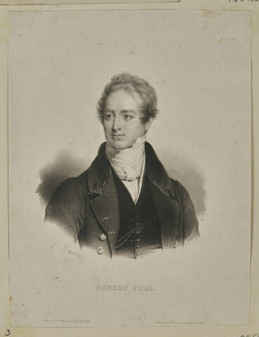 Portrait de Sir Robert Peel