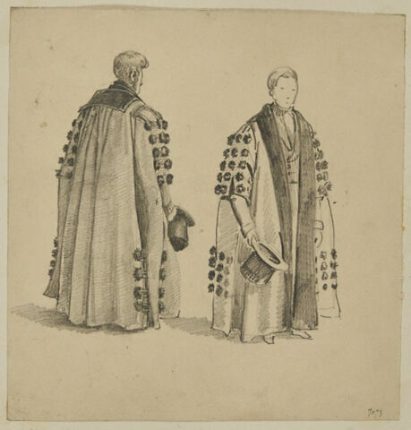 William Clarke, maire de Douvres, vu de dos et de trois quarts