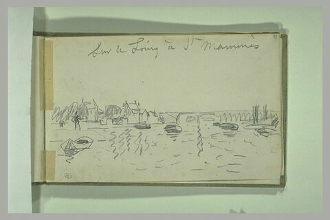 Sur le Loing à Saint-Mammès, image 2/2