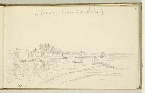 Le barrage du canal du Loing